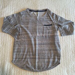 Columbia Gray and Blue Sweatshirt Comfortable Fit